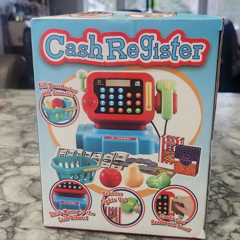 Toy Cash Register and Scanner